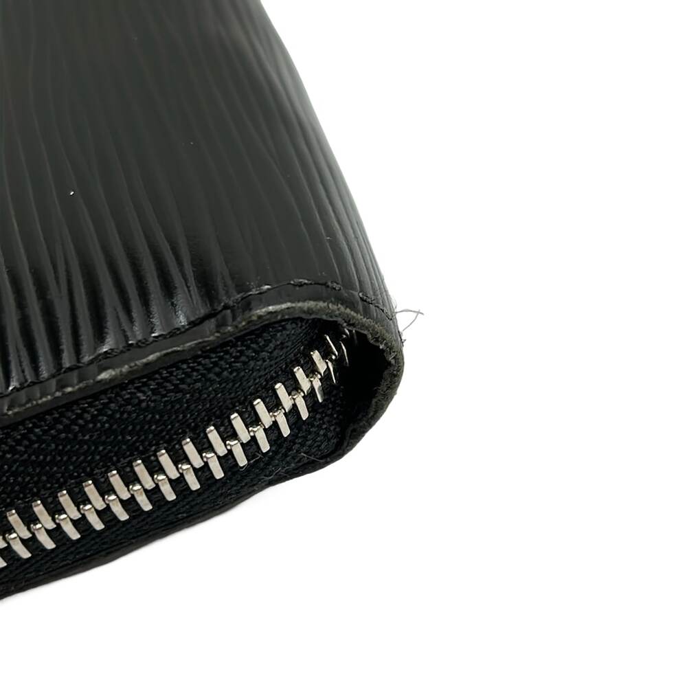 Louis Vuitton Zippy Wallet Epi Long Wallet M60072 Noir Silver Hardware - Picture 8 of 8